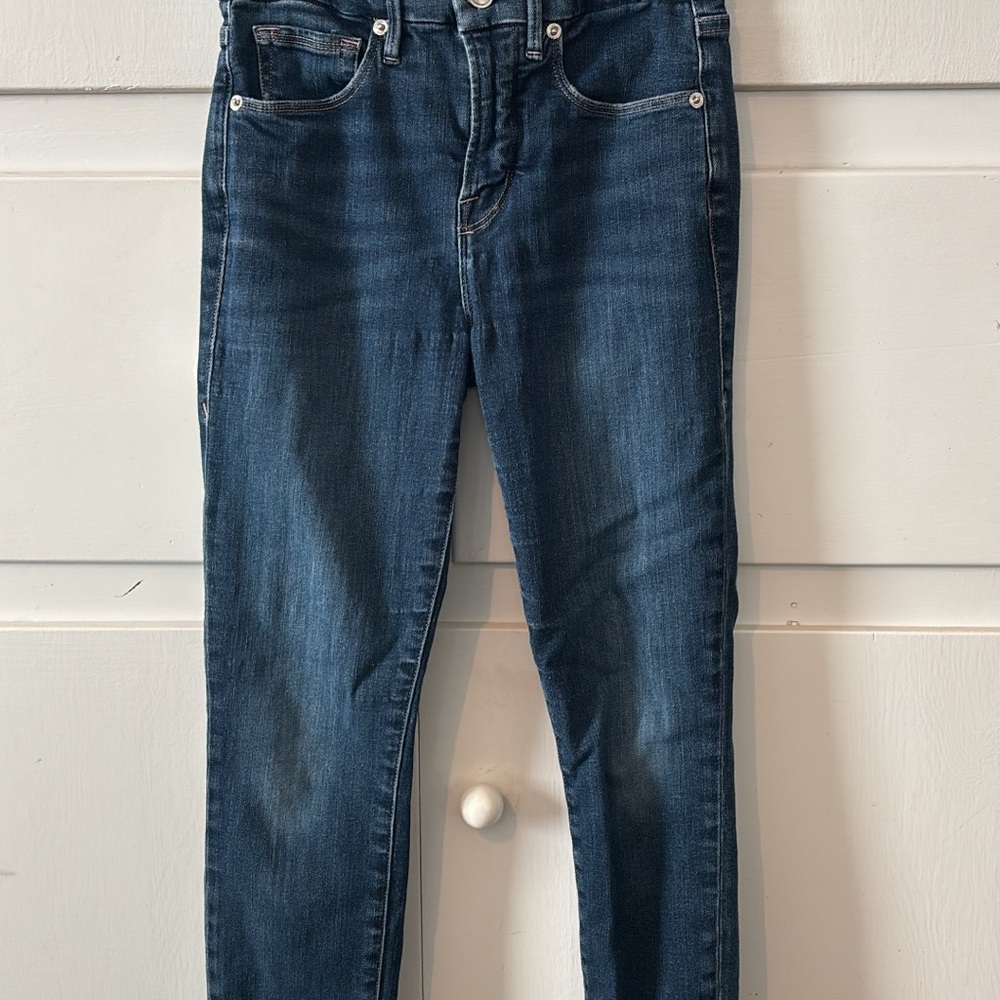 Good American Dark Blue Skinny Jeans